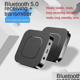 Wi-Fi Finders Bluetooth Receiver And Transmitter Two-In-One 5.0 Adapter 3.5Mm O 10Mbps Drop Delivery Computers Networking Communicatio Otjer