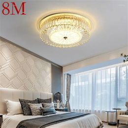 Ceiling Lights 8M LED Lighting Luxury Crystal Lamp Fixtures Home For Dining Room Decoration