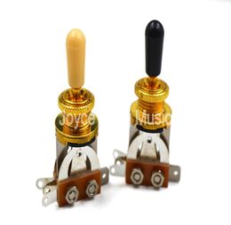 Niko Gold Plated 3 Way Selector LP Electric Guitar Pickup Switches Guitar Toggle Lever CreamBlack5989351