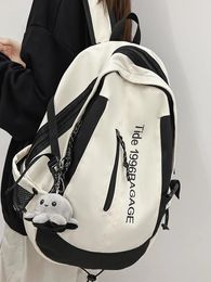 Storage Bags Backpack Boys Fashion School Bag Female High Junior College Students Large Capacity Computer Travel