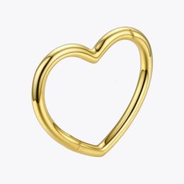 ENFASHION Heart Cuff Bangles For Women Accessories Gold Colour Brass Bracelets Fashion Jewellery Friends Gifts Pulseira BC2006 240407