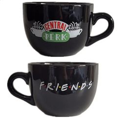 Friends TV Show Series Central Perk Ceramic Coffee Tea Cup 650ml Cappuccino Mug 240407