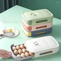 Kitchen Storage Drawer Type Egg Box Dumpling Fresh Keeping CaseKitchen Refrigerator Household Eggs Holder Food 1pc