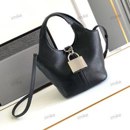 Designer bag bucket bag Locker bag grain texture leather bag women's bag