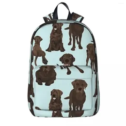 Backpack Chocolate Lab Fashion Children School Bag Laptop Rucksack Travel Large Capacity Bookbag