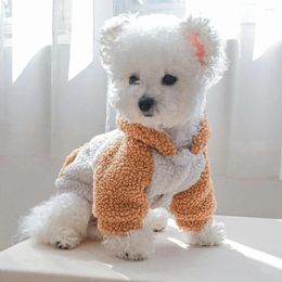 Dog Apparel Excellent Pet Sweatshirt With Tow Ring Jacket Eye-catching Dogs Fleece Coat Hoodie Pets Clothing Dress Up