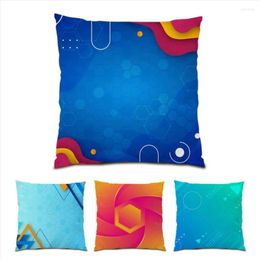 Pillow Polyester Linen Covers Decorative Ultra Soft Velvet Artistic Sofas For Living Room Colorful Home Decor Sofa E0095