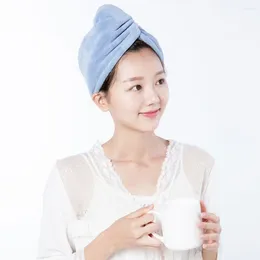 Towel 24x64cm Hair Dry Cap Women Bathing Shower Hat Quick-drying With Cotton Bath Wrapped Salon