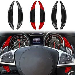 Real Carbon Fibre Paddle Shifters for BENZ A C E SL GT G GLA GLB GLC GLE GLS Class 2015-2022 Car Steering Wheel Extension