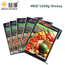 Paper 230g Photo Paper Glossy Surface 4R(6') Fast Drying Photo Printing Paper 50pcs Per Pack