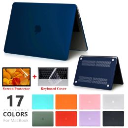 Pads Laptop Matte Case for Apple 2022 New Book Air 13.6 A2681 M2 Chip Case for Book Air Pro 16 15 14 13 A2337 A2442 A2485 A2141