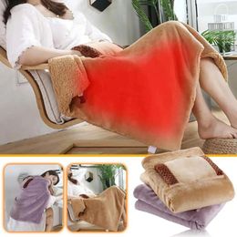 Blankets USB Shawl Electric Blanket Large Washable Travel Hand Warmer Winter Body Heater Office