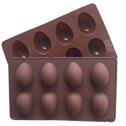 Easter Egg Shape Silicone Cake Mold Noverty Sugar Craft Tools Bakeware Chocolate Moulds Fondant Cake Decorating Tools