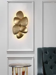 Wall Lamp Postmodern Light Luxury Living Room TV Background Minimalist Design Metal El Bedroom Bed