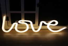 Power Supplies Neon Night Light Love Shaped LED Lamp for Baby Bedroom Decoration Wedding Party Decor1528458