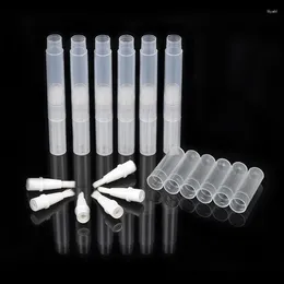 Storage Bottles 2ml Transparent Twist Nail Pens Empty Oil Pen With Brush Cosmetic Container Lip Gloss Tubes