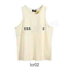 Ess Tank Tops Designer Summer Mens Vest Luxury Fashion Sleeveless Sweater Womens Singlet Sports Fitness Cotton Printing Training Vestyayq