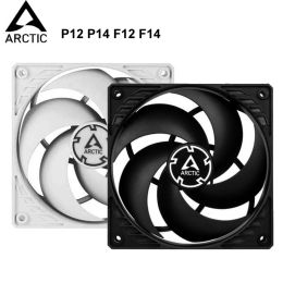 Mice Arctic F14 F12 P14 P12 Slient Pwm Pst Co 14cm 12cm Case Fan 140mm 120mm Pc Cpu Cooler Cooling Fan Radiator Fdb Mute Black