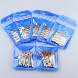 Clip 30pcs Diamond Rotary Burrs Set Diamond Cutter for Manicure Set Silicone Nail Drill Bit Set Milling Cutter for Nail Pedicure Tool