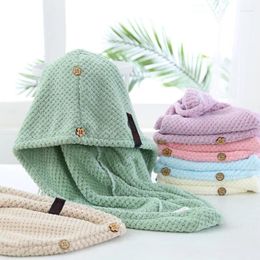 Towel T025A Microfiber Quick Drying Soft Thick Lady Hair For Women Girl Super Absorption Head Wrap Bathing Tools Dry Cap