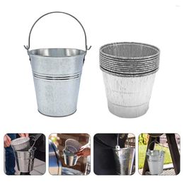 Take Out Containers Barbecue Oil Drum Grease Fitting Bucket Barrel BBQ Disposable Foil Liner Iron Liners Grill Drip Replacement