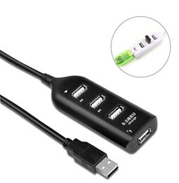 Mini USB High Speed 4Port 4 Port USB HUB Sharing Switch For Laptop PC Notebook Computer BlackWhite8920733