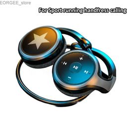 Cell Phone Earphones Gaming Mic Noise Cancelling Foldable Mini Fm Radio Music Player Over Ear Sport Bluetooth Wireless Headphone Headset Earphone Y240407