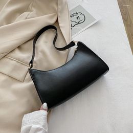 Evening Bags 2024 Women Fashion Versatile Causal Designer Underarm Bag PU Leather Retro Small Lady Handbag Trendy Shoulder