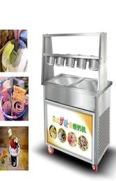 The manufacturer directly sells fried ice double pots and fried Yoghourt machine with five small bowls53543928430195
