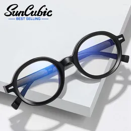 Sunglasses Frames SunCubic Big Frame Retro Oval Optical Glasses Men Women TR90 Rivet Fashion Eyeglasses JS6205