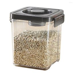 Storage Bottles Press Seal Food Jar Bpa-free Stackable Airtight Containers Wide-mouth Design Easy Air Extraction Mechanical