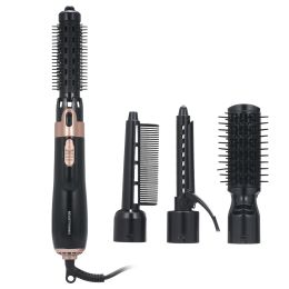 Irons 4 in 1 Hair Dryer Styler and Volumizer Hair Curler Straightener Blow Dryer Brush Rotating Blow Dryer Comb hair curler