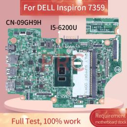 Motherboard I56200U For DELL Inspiron 13 7353 7359 15 7568 Laptop Motherboard 09GH9H 142751 SR2EY DDR3 Notebook Mainboard Full Tested