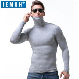 Men's Thermal Underwear IEMUH Winter Top Men Quick Dry Anti-microbial Stretch Thermo Male Warm Long Johns Gift