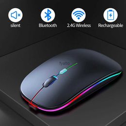Mice Wireless mouse computer Bluetooth wireless charging ergonomic Mause gaming H240407