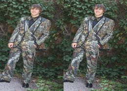 New Camo Wedding Tuxedos Wedding Camouflage Suit Custom Made Slim Fit Mens Blazers Fashion Groom Wear Jacket Pants Vest Bow5724482