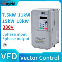 Mice Vfd Variable Frequency Drive Inverter Converter W,11kw,15kw,7.5kw General 380v 3phase Input Out Fan/water Pump Speed Control