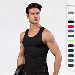 Sports Vest LU-1001 Mens Training Tank Top Basketball Fitness Running Quick Drying Tank Top Workout Gym Clothes 1001