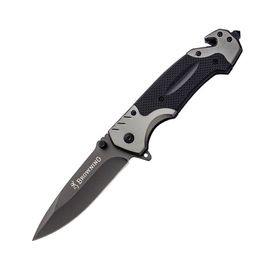 Cold Steel Pocket Knife Folding Black Blade Knife 20cm Camping Knives Steel Handle HZ155