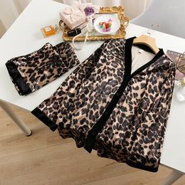 Home Clothing Casual Women Plaid Sleep Set Intimate Lingerie V-Neck Velour Pajamas Suit Spring Autumn Velvet Pyjamas