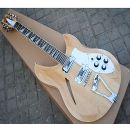12 Strings Electric Guitars Semi hollody Body 330 381 Original Natural Wood China Guitar6756508