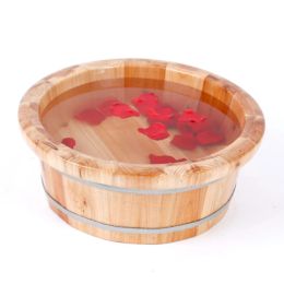 Garden Foot Bathtub Wooden Bucket Foot Bath Barrel Basin Spa Tub Wood Basin Foot Wash Basin For Household