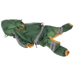 Dog Apparel Raincoat Waterproof Lightweight Rain Hooded Poncho Pet Supplies For Outdoor Walking