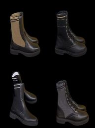 Designer stivali da combattimento rockoko per le donne caviglia martin stivali per motociclisti in pelle in pelle elastica inserti in tessuto lia winter booti4684613
