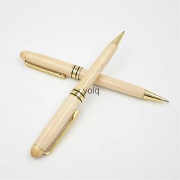 Ballpoint Pens Wooden ballpoint pen maple natural Colour rotating quality assurance large quantity excellent price H240423