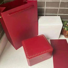 Watch Boxes Factory Supplier Wholesale Luxury Mens Womens Box Black Velvet Original Papers Card Wallet Cases