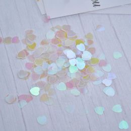 Party Decoration 500Pcs Heart Sequins Confetti For Wedding Table Bar KTV Throw Festive Gift Box Filler Supplies