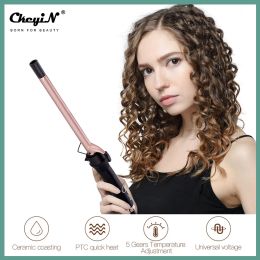 Irons PTC Fast Heat Hair Curling Wand Professional Ceramic Hair Curler Anion Hair Curling Iron 9mm 28mm Barrel Curler Dual Voltage 31