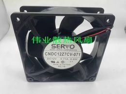 Free shipping original SERVO 12038 CNDC12Z7CV-071 12V 0.71A 12CM dual ball case fan