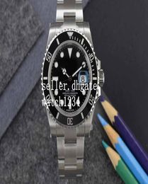 2020 Mens Automatic 2813 Movement BP Factory Watches Sapphire Watch Green black Ceramic Bezel 116610 Dive Men Sport Wristwatches9956343